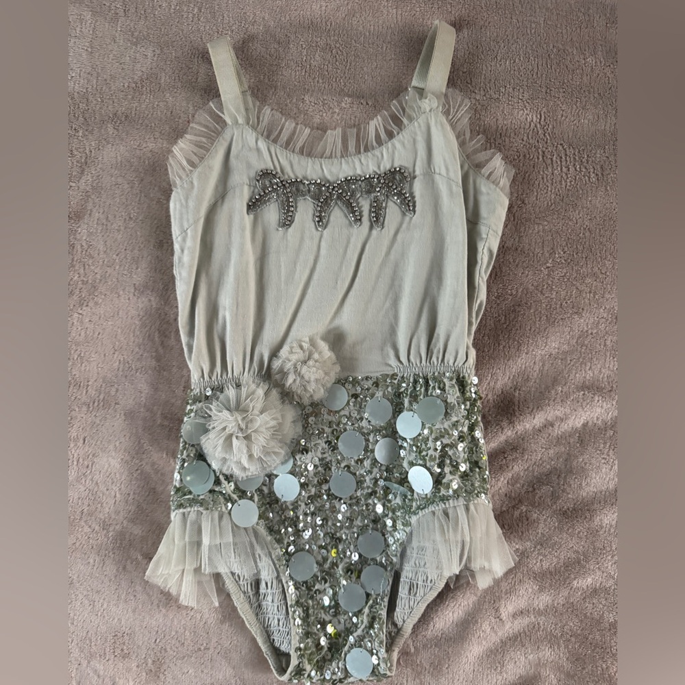 Tutu Du Monde "Little Secrets" Bodysuit in Willow Blue | Size 1